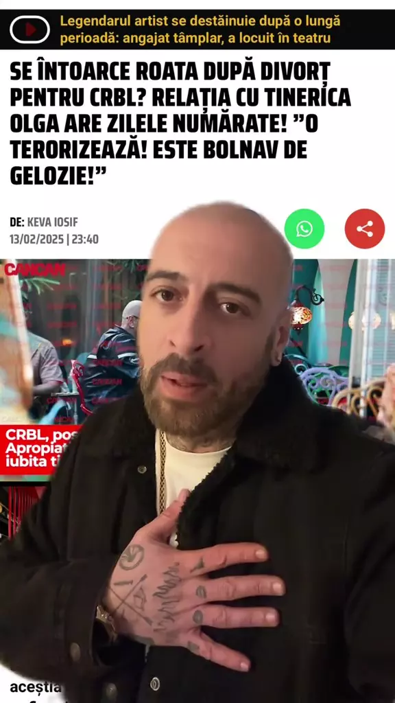 Olga Guțanu și CRBL au reacționat după ce s-a scris că artistul este „bolnav de gelozie” (3)