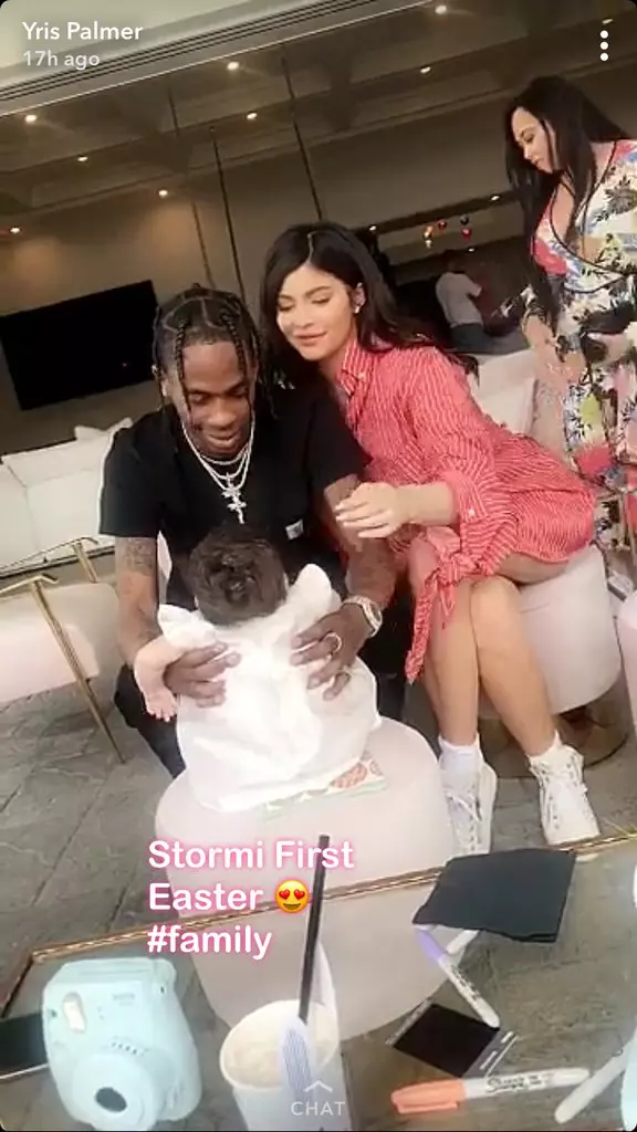 Kylie, Travis și Stormi