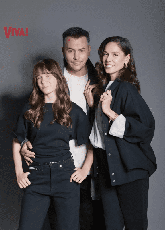 Irina si razvan Fodor alaturi de fata lor, Diana