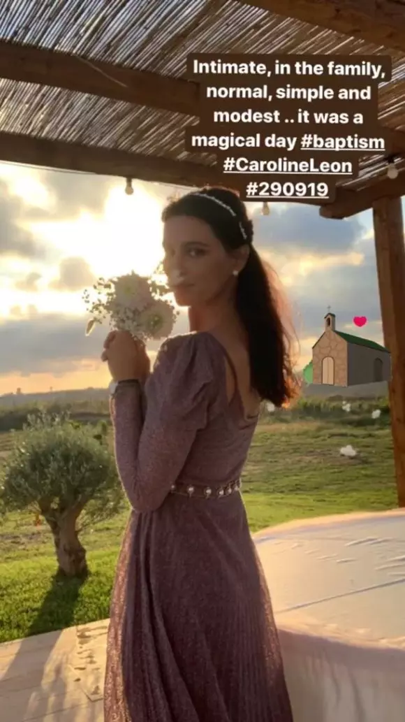 Catrinel Menghia și-a botezat fetița