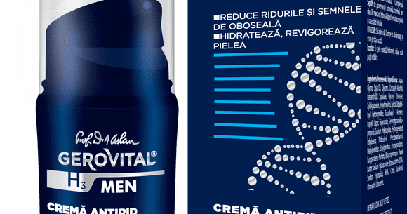 (P) Începe fiecare zi cu produsele Gerovital H3 MEN!