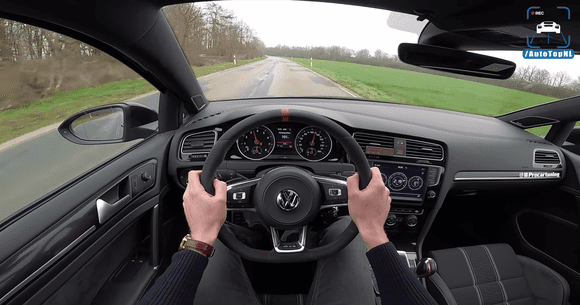 VW Golf GTI primește mai mulți cai-putere decât poate duce (VIDEO)