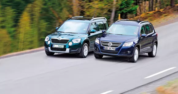 Skoda Yeti vs VW Tiguan - Skoda cucereste teritorii noi