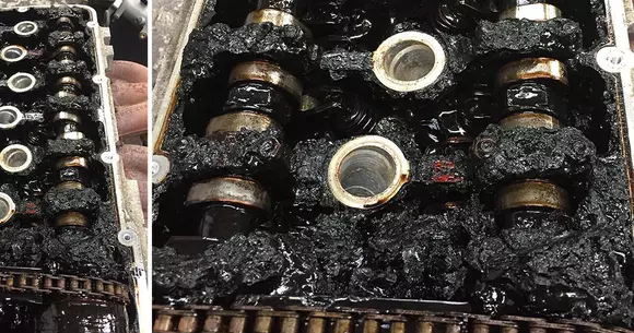 Iată cum arată un motor care nu a văzut un schimb de ulei preț de 130.000 de kilometri