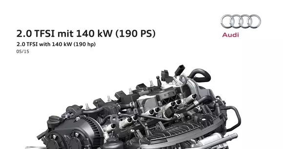 Audi a prezentat noul motor 2.0 TFSI