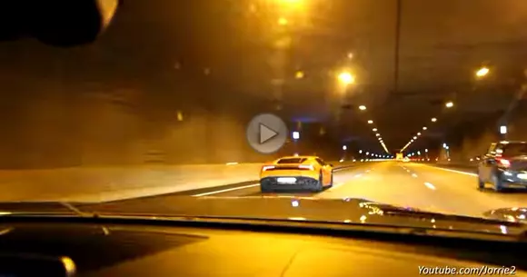 Distracție de băieți mari - Mercedes-AMG GT S și Lamborghini Huracan