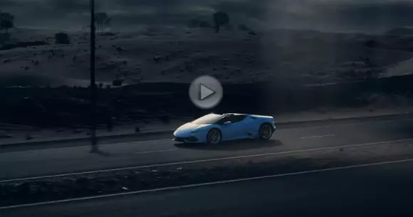 Primul clip de prezentare cu Lamborghini Huracan Spyder