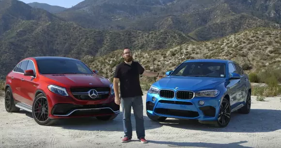 BMW X6 M se duelează cu Mercedes-AMG GLE63 S Coupe