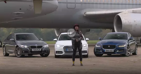 Audi A4 în duel cu Seria 3 și Jaguar XE