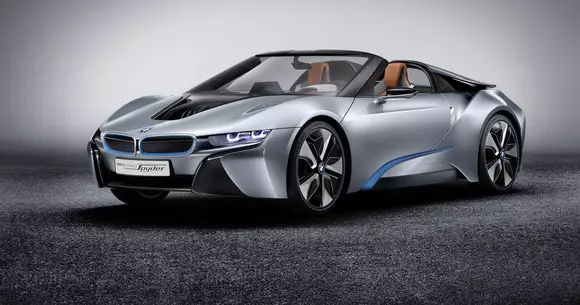 BMW i8 Spyder Concept ar putea debuta la CES 2016