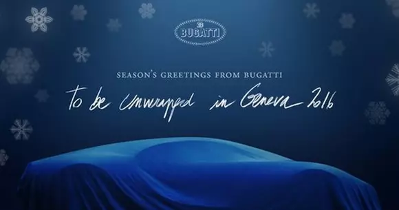 Bugatti Chiron - Un nou teaser foto cu viitorul hypercar