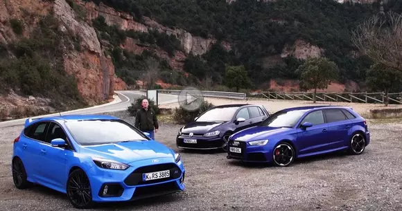 Ford Focus RS față în față cu concurența