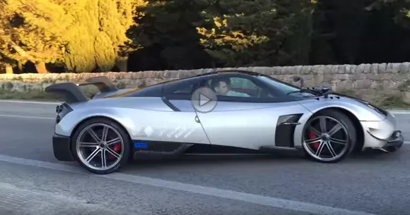 Primele scâncete ale lui Pagani Huayra BC