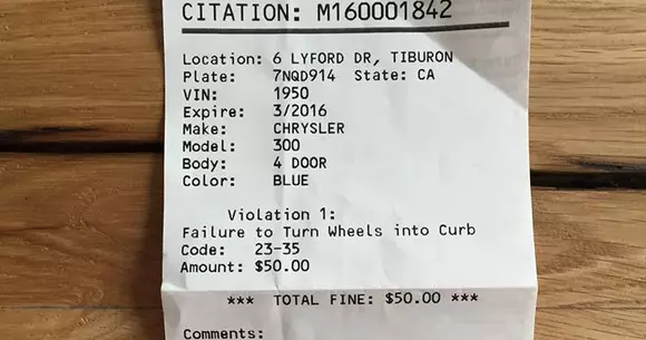 De necrezut! Uite pentru ce a fost amendat un român în California, deși spune că a parcat "regulamentar"