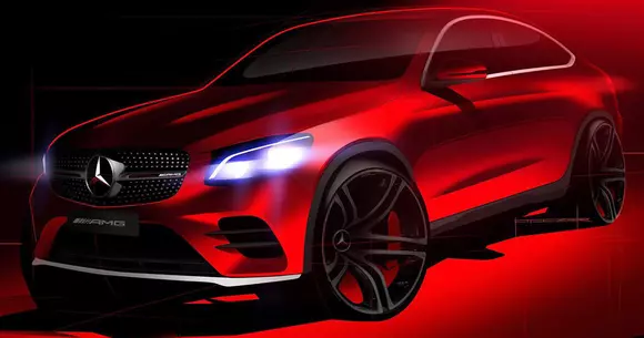 Mercedes-Benz GLC Coupe - O nouă imagine teaser
