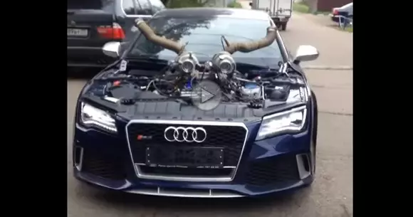 Direct din infern: Audi RS7 a primit un tratament special
