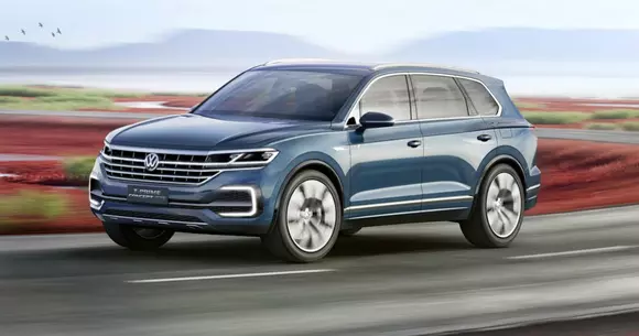Volkswagen T-Prime Concept GTE - Touareg în fază incipientă