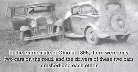 Adevăr sau mit? Primele mașini din Ohio s-au lovit între ele?