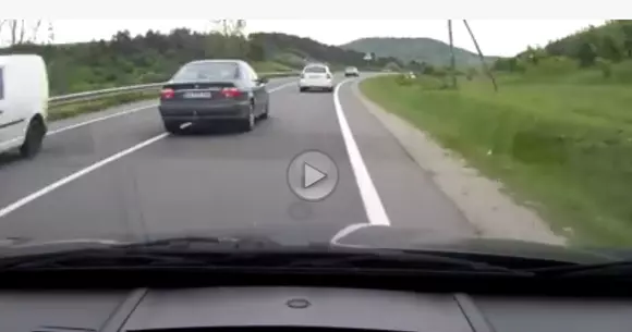 La un pas de dezastru. O depășire făcută fără cap și o manevră de evitare