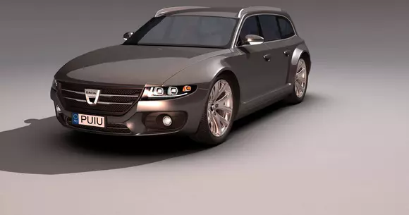 Cum ar arăta un break de lux românesc: DACIA LUX COMBI   