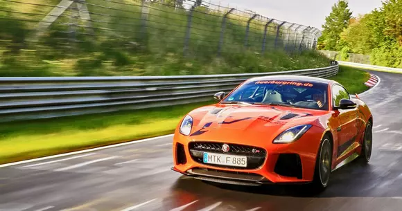 Jaguar F-Type SVR - Taxi pe Nurburgring