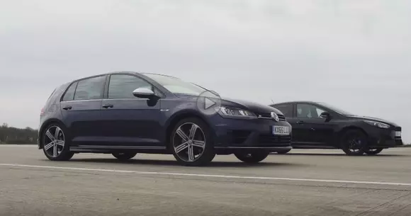 Ford Focus RS vs. Volkswagen Golf R