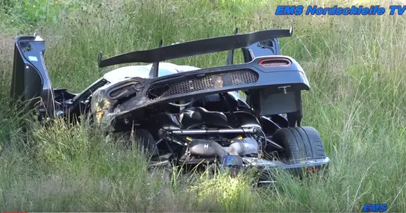 Accident grav pe Nurburgring cu un Koenigsegg One:1. Suedezii pregăteau un nou record pe Iadul Verde