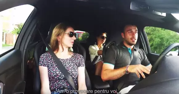 Simone Tempestini, șofer de Uber pe Ford Focus RS