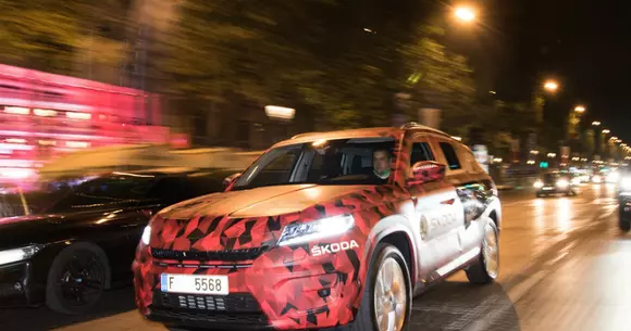 Skoda Kodiaq a defilat prin Paris