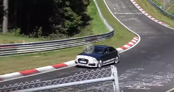 Audi RS3 Sedan, suprins pe Nurburgring