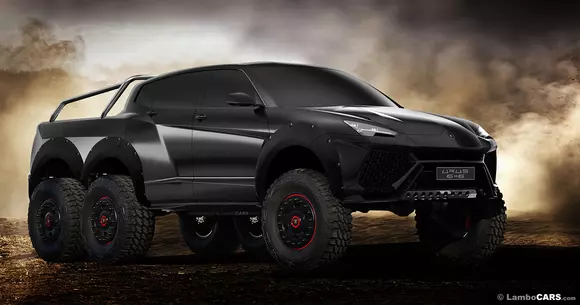 Lamborghini Urus 6x6 - Ipoteză de design