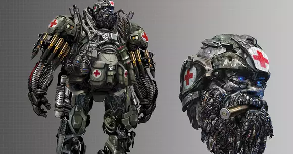 Transformers: The Last Knight - Hound se trage dintr-un Mercedes-Benz Unimog