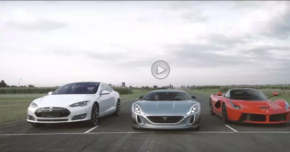 Rimac Concept One îi arată lui LaFerrari cum stă treaba cu sprintul