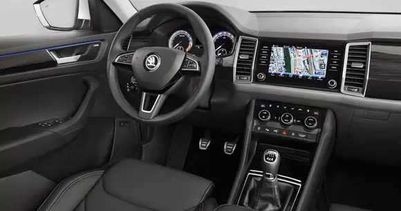 Primele imagini cu interiorul lui Skoda Kodiaq