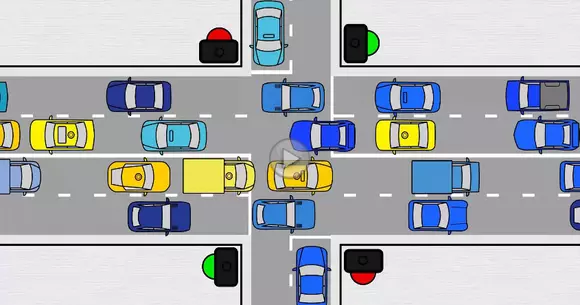 Cum se formează aglomerația și cum pot mașinile autonome să o rezolve