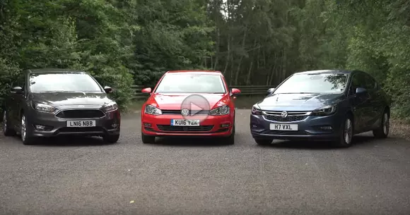 Volkswagen Golf, Opel Astra și Ford Focus își dau întâlnire într-un comparativ