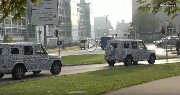 Viitorul Mercedes-Benz Clasa G spionat încă o dată