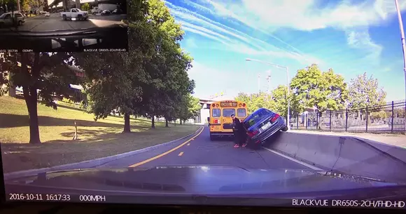 Depasire ratată: s-a crezut șmecher, dar a dat-o în bară