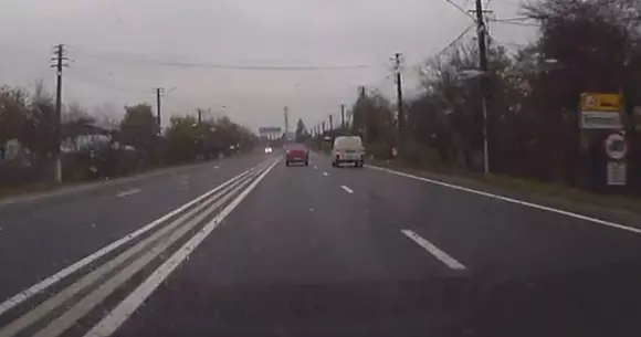 De necrezut! Un șofer a surprins un accident cumplit petrecut în județul Prahova | VIDEO