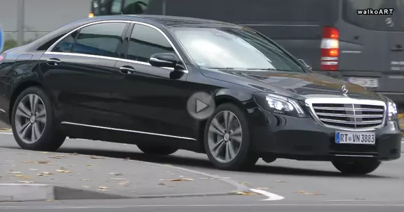 Mercedes-Benz Clasa S facelift surprins într-un nou clip spion