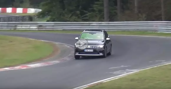 Viitorul Volkswagen Tiguan R, spionat pe Nurburgring