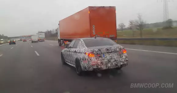 Foto spion cu viitorul BMW M5