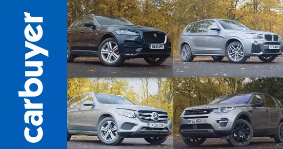 Comparativ în clasa premium - Jaguar F-Pace vs Mercedes-Benz GLC vs Land Rover Discovery Sport vs BMW X3