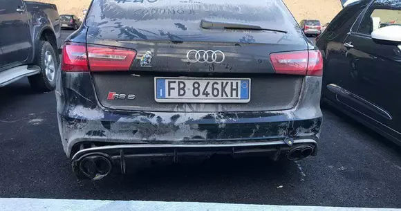 Valentino Rossi și-a lovit prețiosul RS6