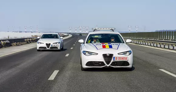 Alfa Romeo Giulia a intrat în serviciul Poliției Rutiere
