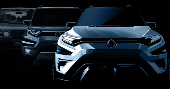 SsangYong XAVL Concept, imagini teaser cu un viitor SUV cu 7 locuri