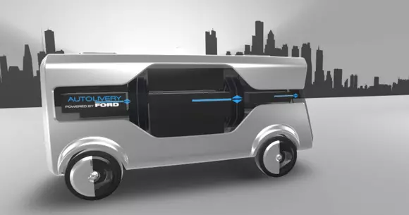 Ford a expus conceptul autonom Autolivery în cadrul Mobile World Congress Barcelona