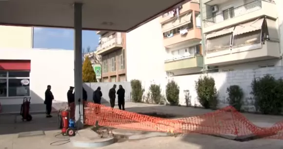 Un proiectil neexplodat a fost găsit într-o benzinărie