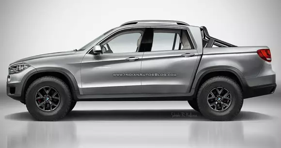 Un pick-up semnat BMW - Prelucrare digitală