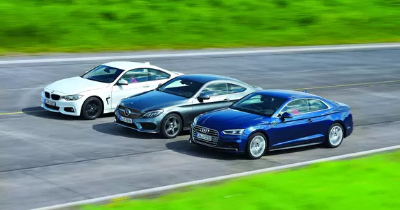 Audi A5 Coupe vs BMW Seria 4 Coupe vs Mercedes-Benz Clasa C Coupe
